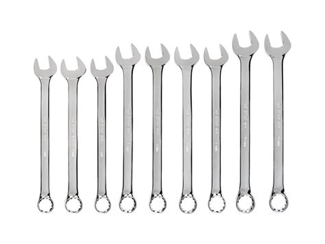 piece combination wrench set   mm tekton