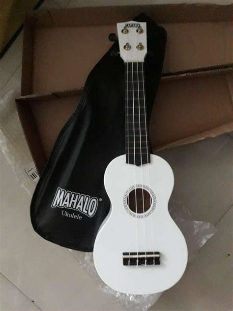 Mahalo Soprano Ukulele Rainbow Series (White) | Shopee Philippines