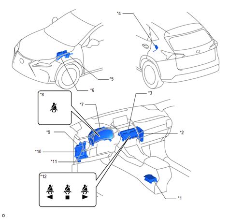 Lexus Nx Parts Location Seat Belt Warning System