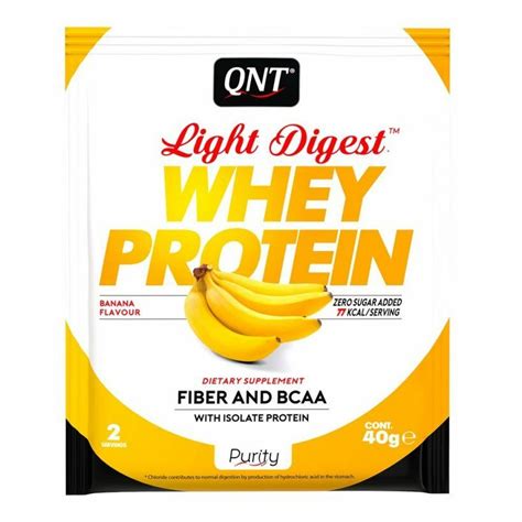 QNT Light Digest Whey Protein 40g Banana Minden ami táplál