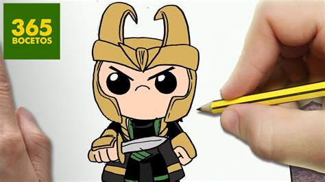 Como Dibujar Loki Kawaii Paso A Paso Dibujos Kawaii Faciles How To