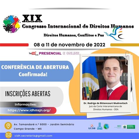 XIX Congresso Internacional De Direitos Humanos Direitos Humanos