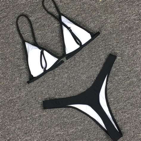 K Zlar Bikini Set Seksi Brezilyal Mayo K K Kupas Y Ksek Kesim Stil