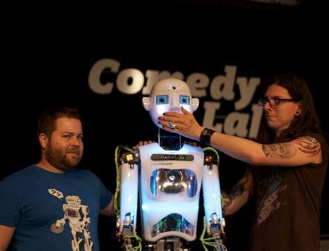 Robot comedian stands up well against human rivals | New Scientist