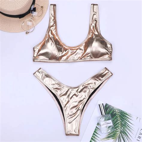 Nidalee Sexy Brazilian Bikini Set Hot Stamping Biquini Women Push Up