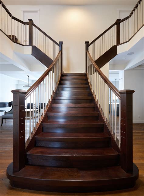 Contemporary Flared Staircase Specialized Stair And Rail