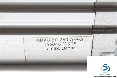 FESTO ADVU 50 260 A P A COMPACT CYLINDER Platinum International