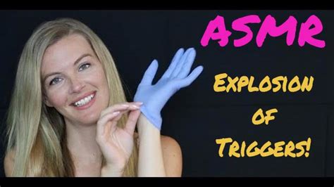 Asmr Explosion Of Relaxing Triggers Soft Spoken And Whispered Youtube