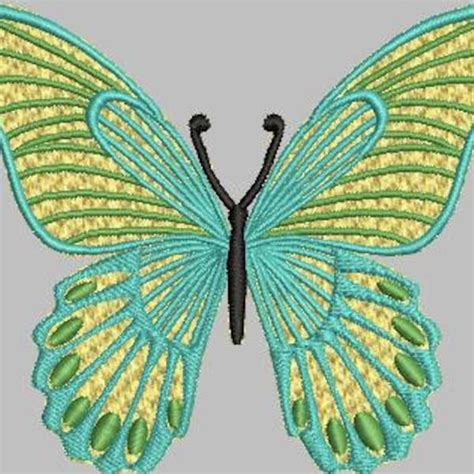 Embroidery Design Free Standing Butterfly Etsy