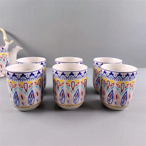 Pocillos Decorados De Porcelana Plus Mayorista