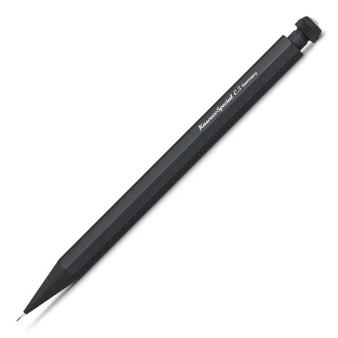 kaweco special mechanical pencil aluminum black  nibsmith