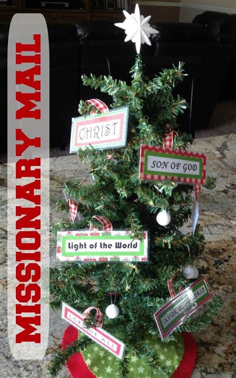 Missionary Mail: Christmas Tree | Lds missionary christmas, Missionary ...