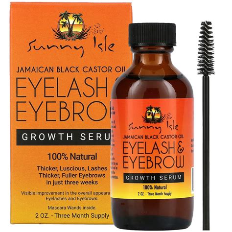 Sunny Isle Jamaican Black Castor Oil Eyelash And Eyebrow