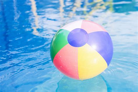 Floating Pool Decorations Beach Balls Swim Rings And Fun Floats