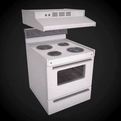 Modern Range Oven - 3D Model by yn-delmund