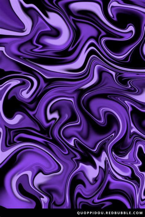 Purple And Black Swirl