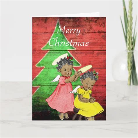 Vintage African American Christmas Card Zazzle