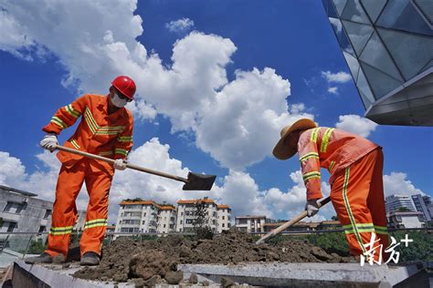 图集｜炎炎夏日，致敬这些高温劳动者南方plus南方