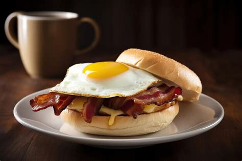 Premium Ai Image Ai Generated Mid American Breakfast With Sunny Side