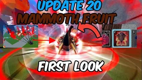 New Blox Fruits Update 20 Mammoth Fruit Is Coming Soon Youtube