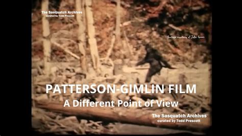 Patterson Gimlin FilmA Different Point Of View YouTube