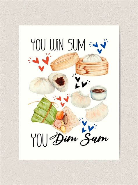 You Win Some You Dim Sum Asian Chinese Dimsum Lover Funny Bao Food Pun