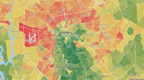 Neighborhoods In Charlotte Nc Map - Fancie Shandeigh