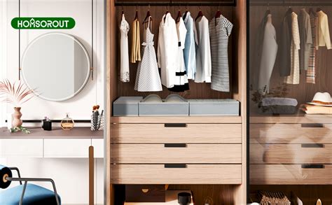 Homsorout Underwear Drawer Organiser Wardrobe Storage Pack Clothes