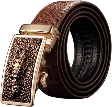 Damos Hommes Ceinture En Cuir V Ritable Boucle Automatique En Motif