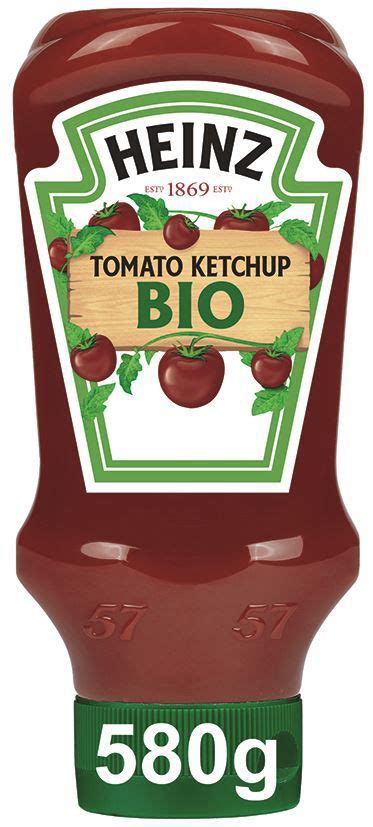 Ketchup Bio Heinz Flacon De 580 Ml Ketchups