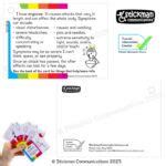 Migraine Card Striped Synthetic Stickman Communications