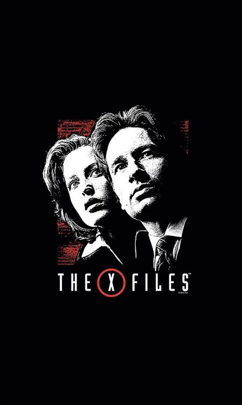 X Files - Mulder And Scully Digital Art by Brand A