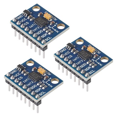 Snapklik AOICRIE 3pcs GY 291 ADXL345 Pre Soldered 3 Axis Digital