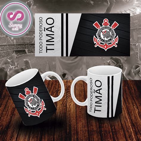 Caneca Personalizada Corinthians Branca Shopee Brasil