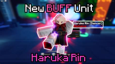 Evolving The New BUFF Unit Haruka Rin In Anime Vanguards YouTube