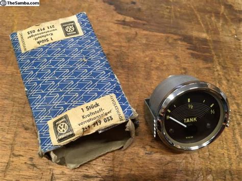 TheSamba VW Classifieds VW Bus T1 Fuel Gauge 12 Volt 6 67 NOS