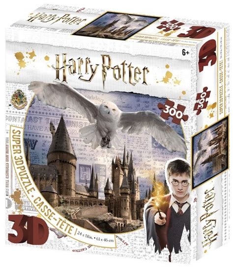 Puzzle Harry Potter Escola De Magia E Bruxaria De Hogwarts 3D 300