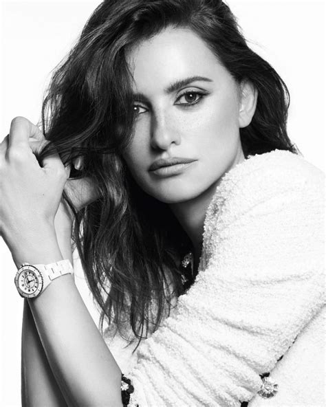 PENELOPE CRUZ for Chanel J12 Watch It’s All About Seconds Campaign ...