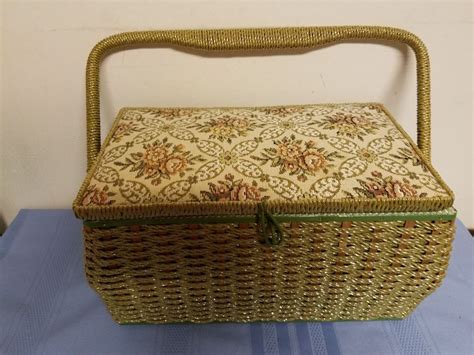 Vintage Singer Sewing Basket