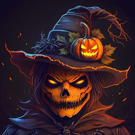 Premium Photo Halloween 3d Illustration Art With Scary Elements