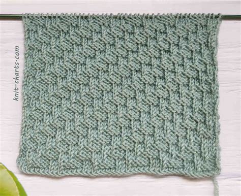 Free Knitting Patterns Diagonal Stitch Knitting Pattern