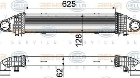 Intercooler Mercedes Benz C Class W Hella Ml