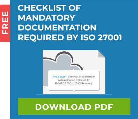 List Of Iso 27001 Mandatory Documents And Records