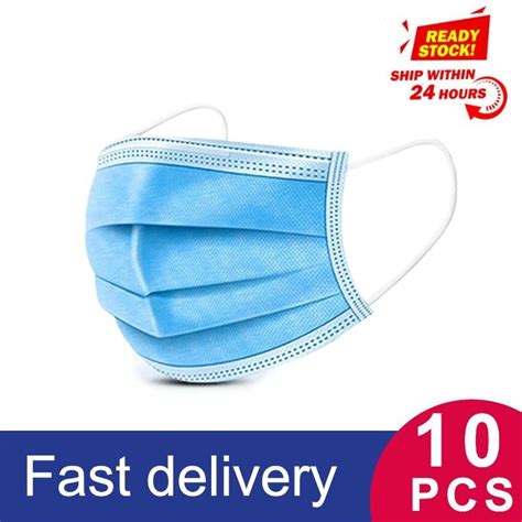 Disposable Earloop Face Mouth Masks Facial 3 Layers Filter Mask Medical