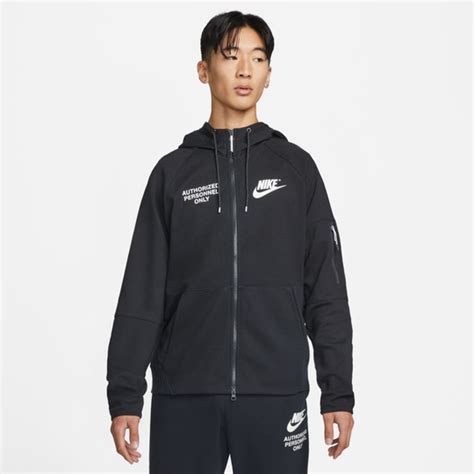 Osta Nike Huppari Nsw Tech Fleece Musta Valkoinen Netist