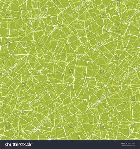 Vector Green Mosaic Texture Seamless Pattern Background With Hand Drawn