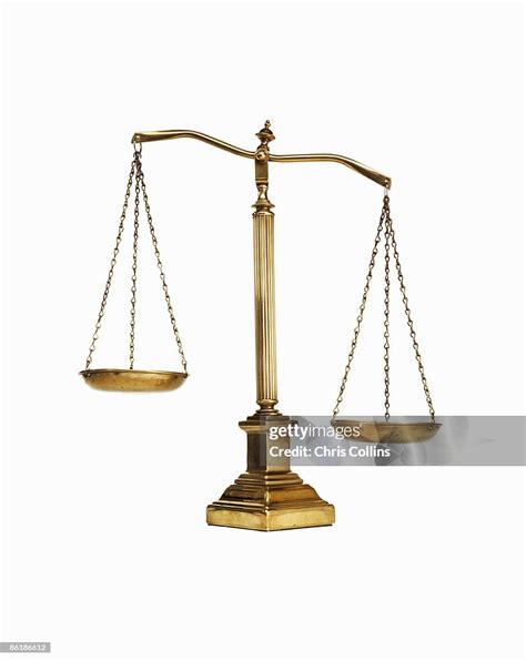 Balance Scale On White High-Res Stock Photo - Getty Images