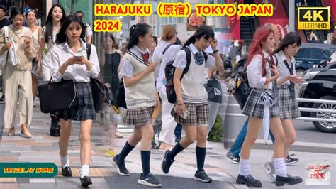 4k hdr japan travel 2024 Walk in Harajuku原宿Tokyo japan Relaxing