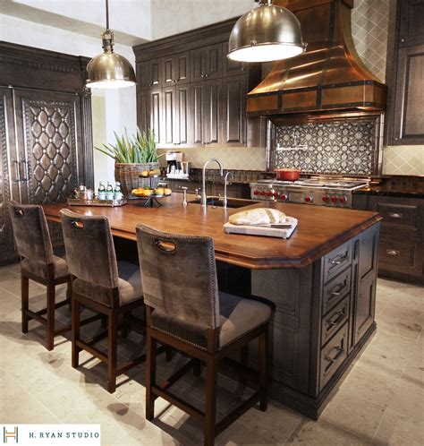 H Ryan Studio Spanish Colonial Mix Kitchen Kitchen Remodel