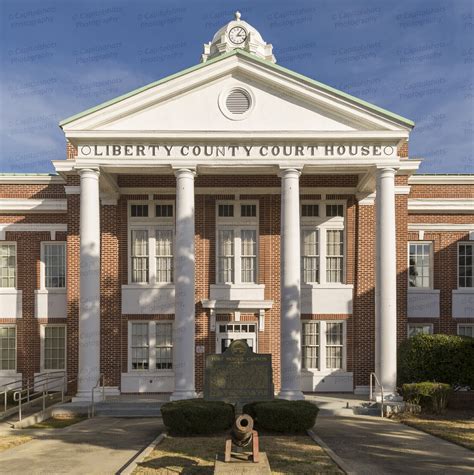 Liberty County Courthouse Hinesville Georgia Stock Images Photos